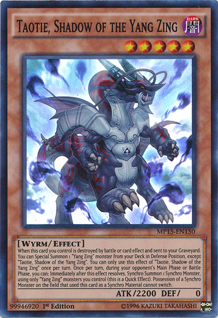 Taotie, Shadow of the Yang Zing [MP15-EN150] Super Rare | Total Play