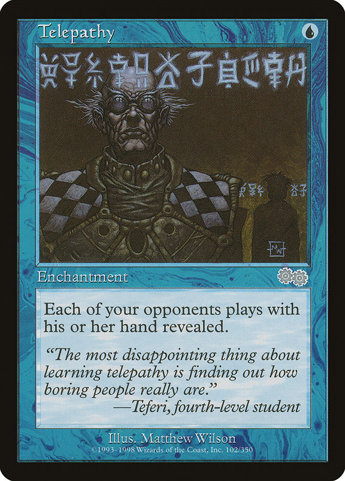 Telepathy [Urza's Saga] | Total Play