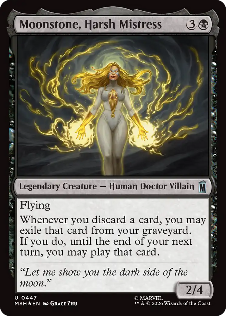 Moonstone, Harsh Mistress (Surge Foil) [Marvel Super Heroes] | Total Play