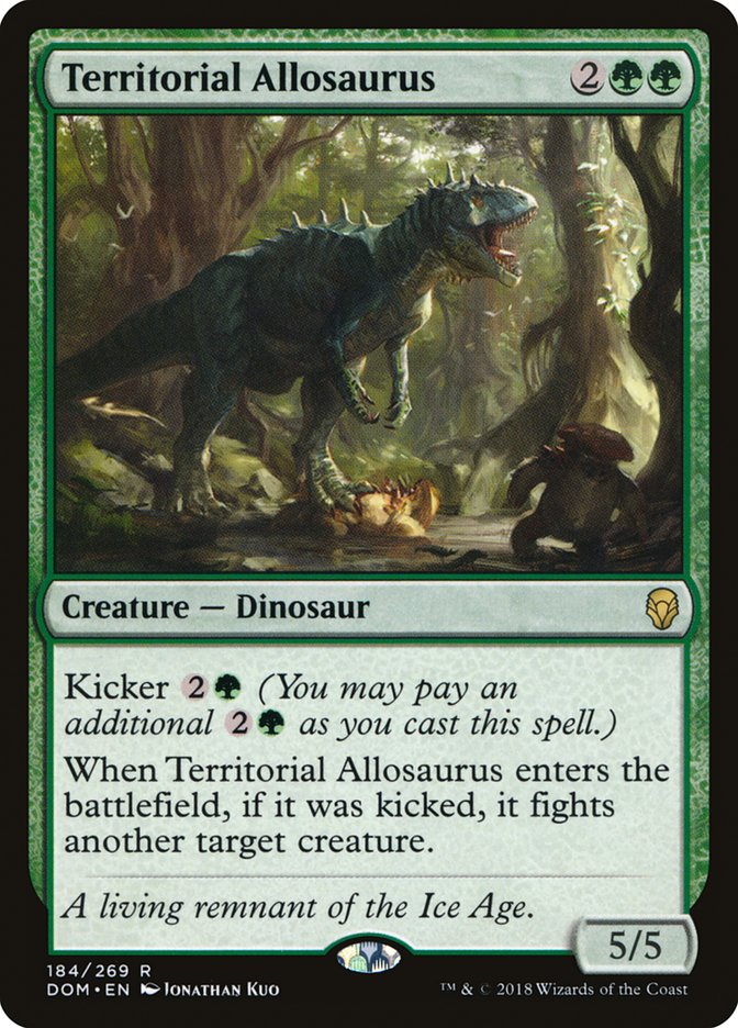 Territorial Allosaurus [Dominaria] | Total Play