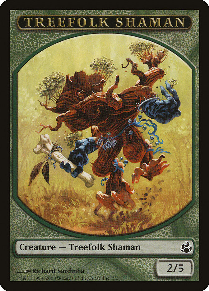 Treefolk Shaman Token [Morningtide Tokens] | Total Play