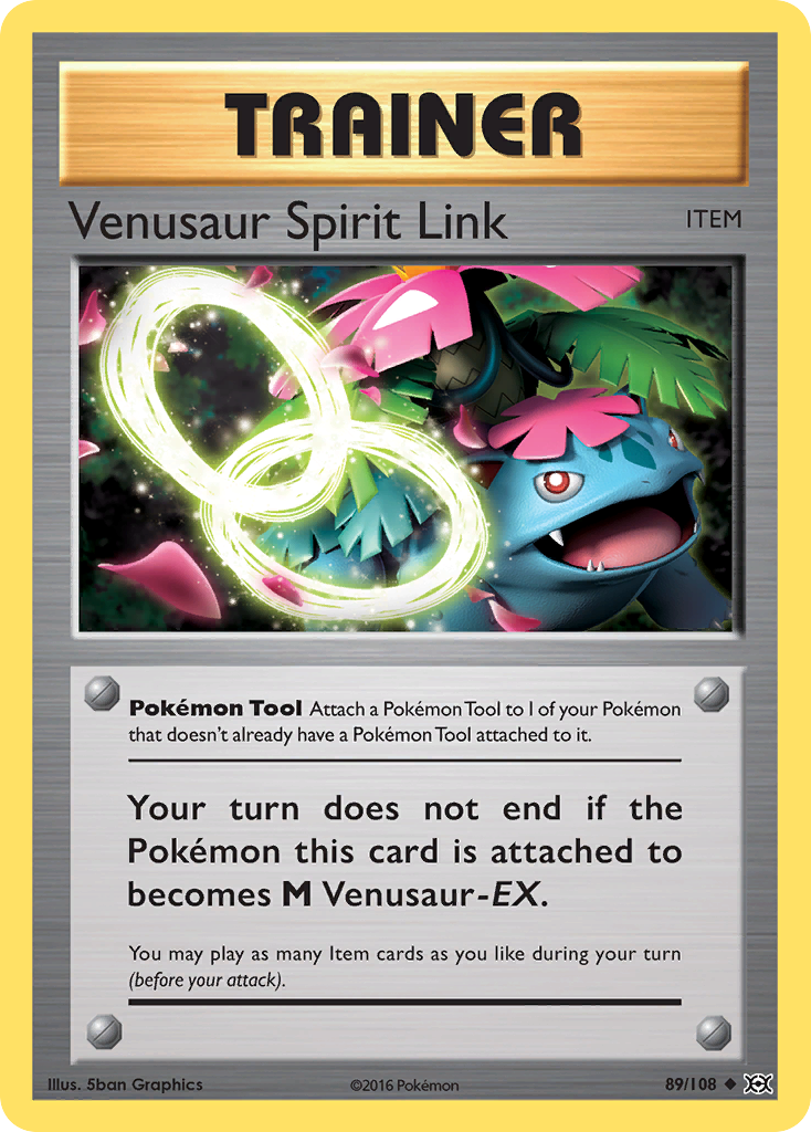 Venusaur Spirit Link (89/108) [XY: Evolutions] | Total Play