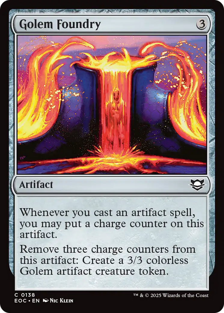Golem Foundry [Edge of Eternities Commander] | Total Play