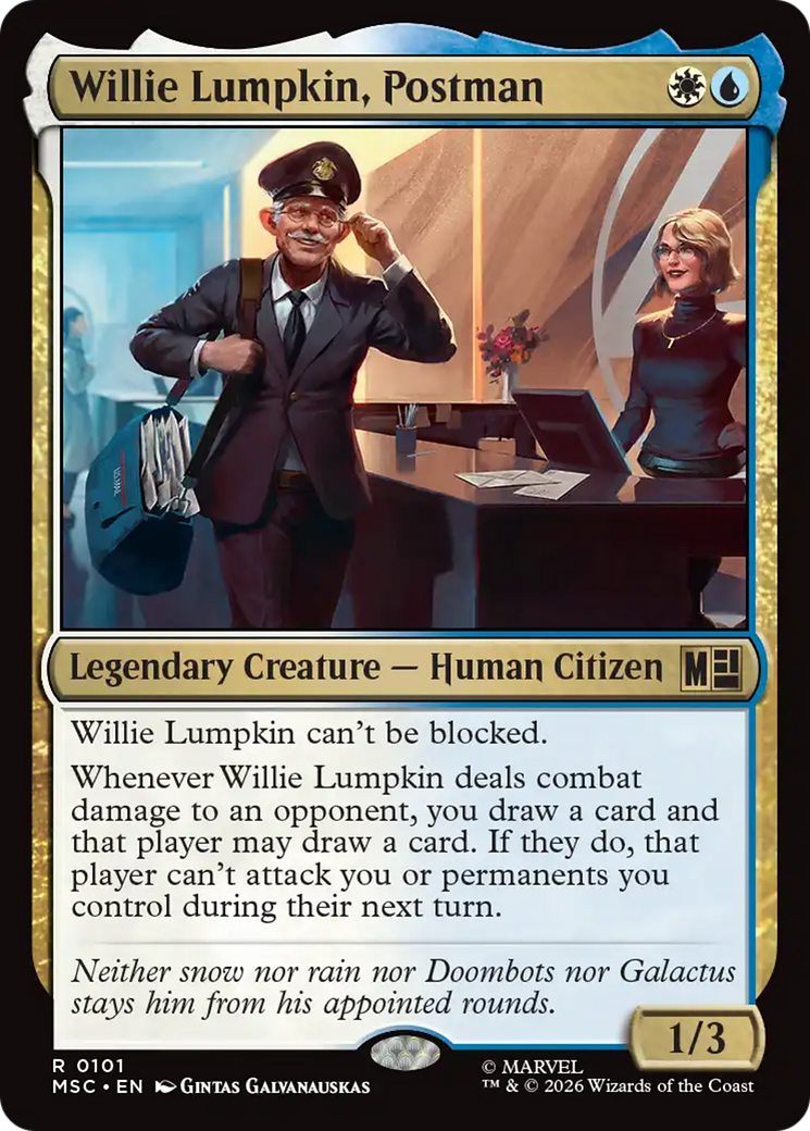 Willie Lumpkin, Postman [Marvel Super Heroes Commander] | Total Play