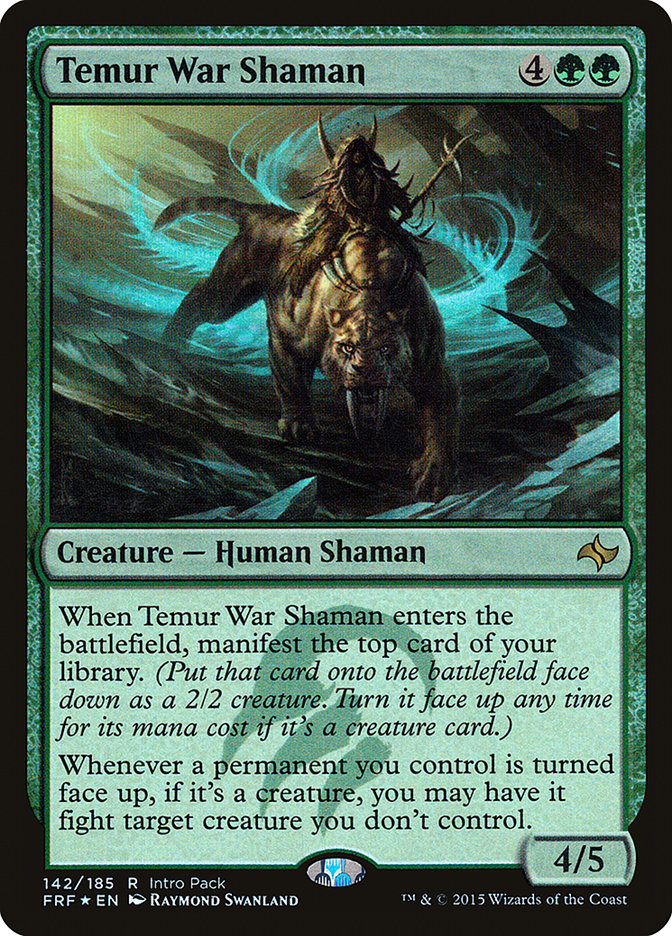 Temur War Shaman (Intro Pack) [Fate Reforged Promos] | Total Play