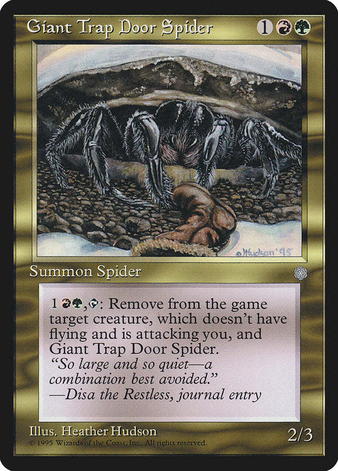 Giant Trap Door Spider [Ice Age] | Total Play