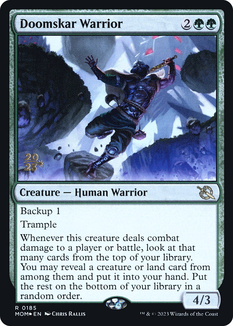 Doomskar Warrior [March of the Machine Prerelease Promos] | Total Play