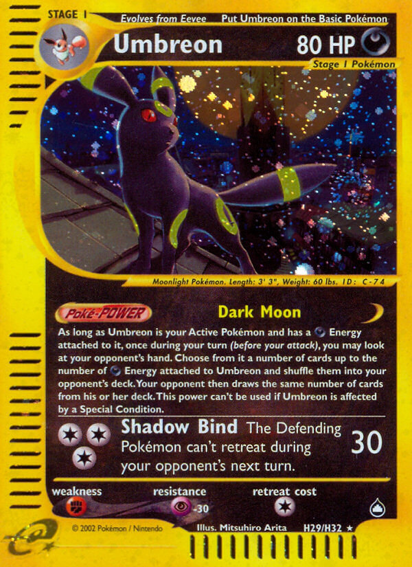 Umbreon (H29/H32) [Aquapolis] | Total Play