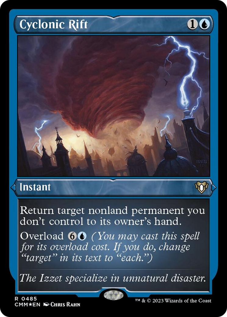 Cyclonic Rift (Foil Etched) [Commander Masters] | Total Play
