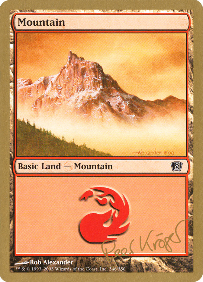 Mountain (pk346) (Peer Kroger) [World Championship Decks 2003] | Total Play