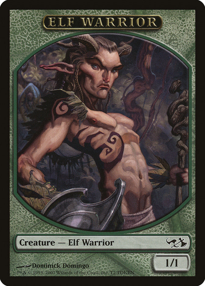 Elf Warrior Token [Duel Decks: Elves vs. Goblins Tokens] | Total Play