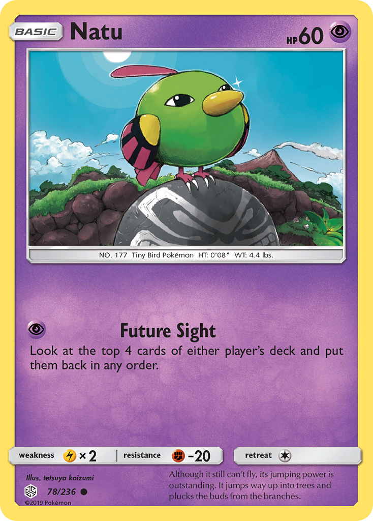 Natu (78/236) [Sun & Moon: Cosmic Eclipse] | Total Play