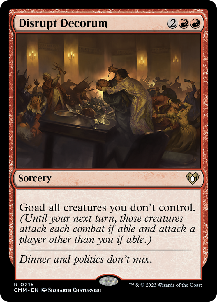 Disrupt Decorum [Commander Masters] | Total Play