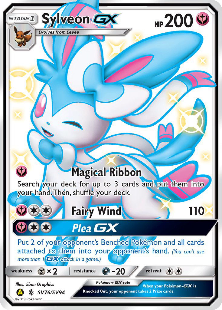 Sylveon GX (SV76/SV94) [Sun & Moon: Hidden Fates - Shiny Vault] | Total Play