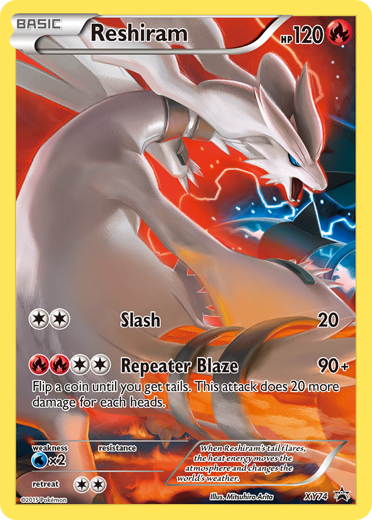 Reshiram (XY74) [XY: Black Star Promos] | Total Play