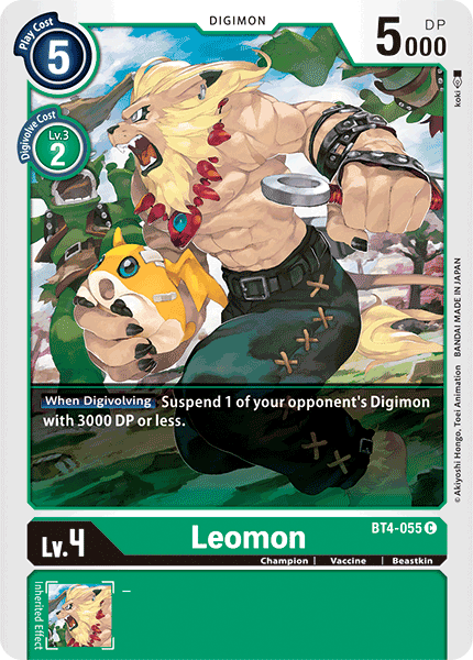 Leomon [BT4-055] [Great Legend] | Total Play