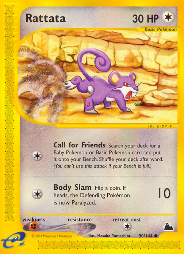 Rattata (90/144) [Skyridge] | Total Play