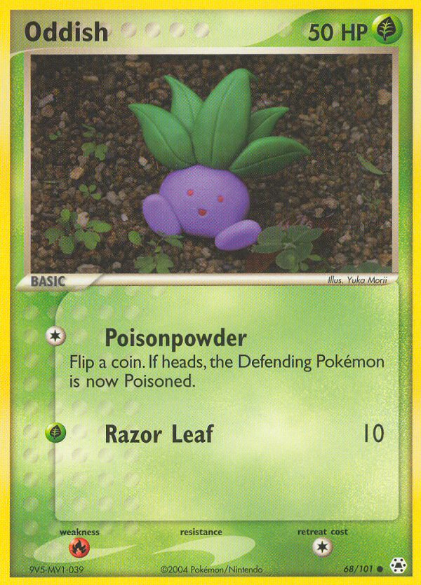 Oddish (68/101) [EX: Hidden Legends] | Total Play