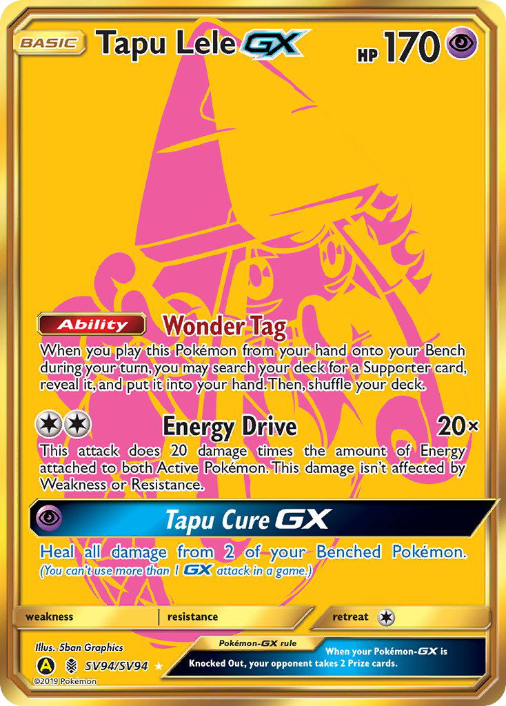 Tapu Lele GX (SV94/SV94) [Sun & Moon: Hidden Fates - Shiny Vault] | Total Play
