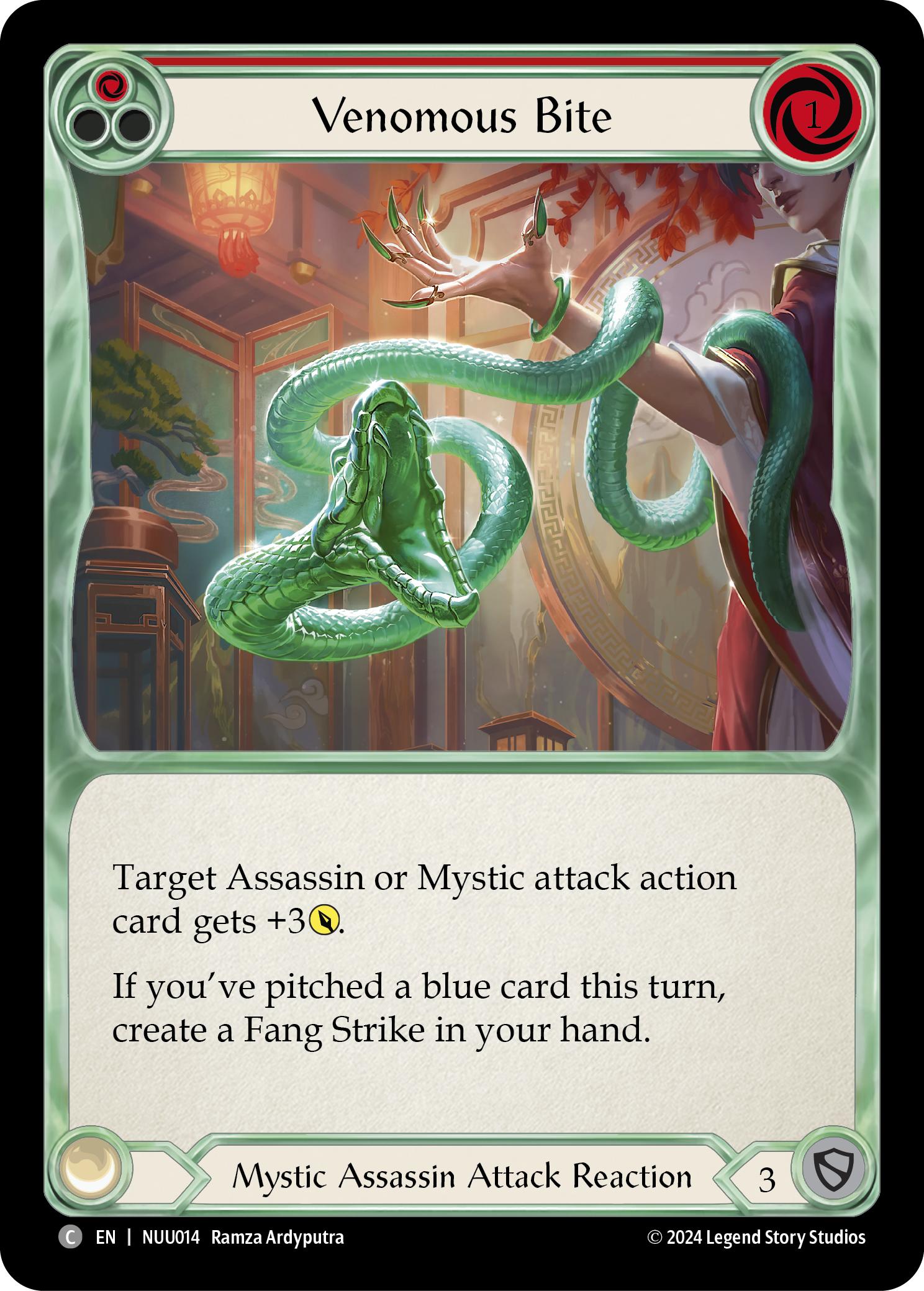 Venomous Bite [NUU014] (Part the Mistveil Nuu Blitz Deck) | Total Play