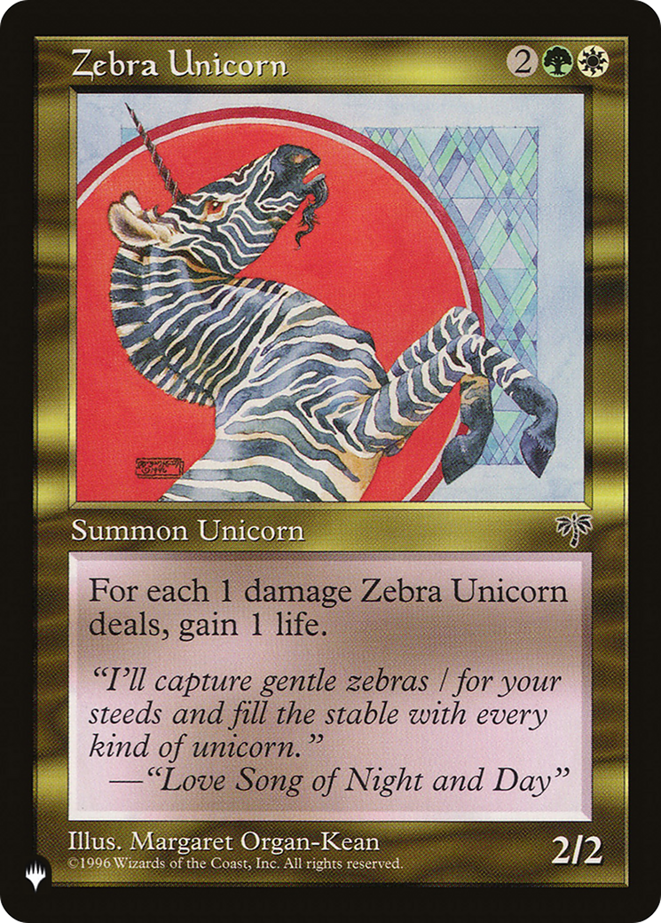 Zebra Unicorn [The List] | Total Play