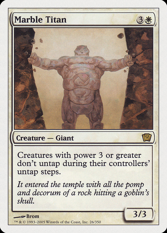 Marble Titan [Ninth Edition] | Total Play