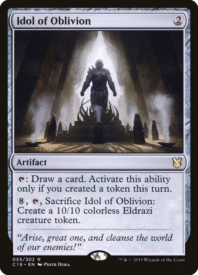 Idol of Oblivion [Commander 2019] | Total Play