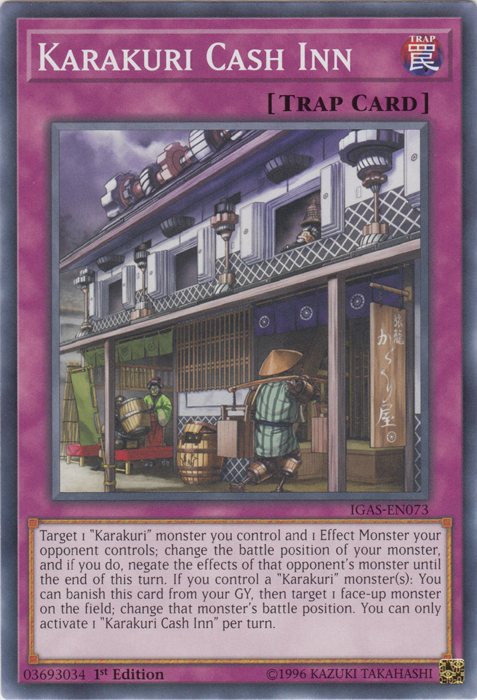 Karakuri Cash Inn [IGAS-EN073] Common | Total Play