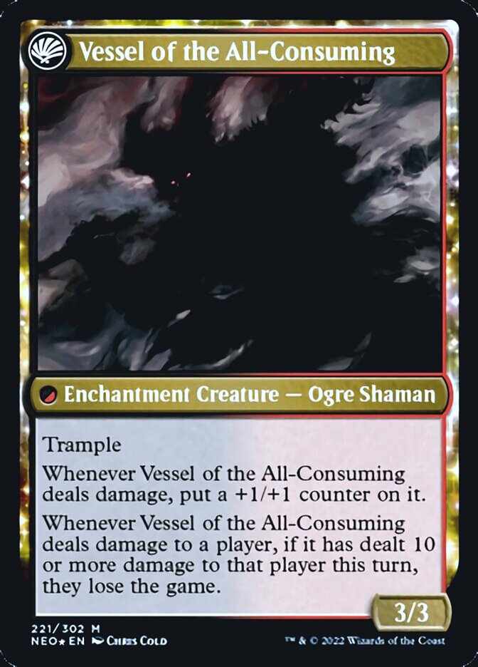 Hidetsugu Consumes All // Vessel of the All-Consuming [Kamigawa: Neon Dynasty Prerelease Promos] | Total Play