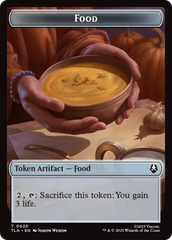 Food (0020) // Ally (0007) Double-Sided Token [Avatar: The Last Airbender Tokens] | Total Play