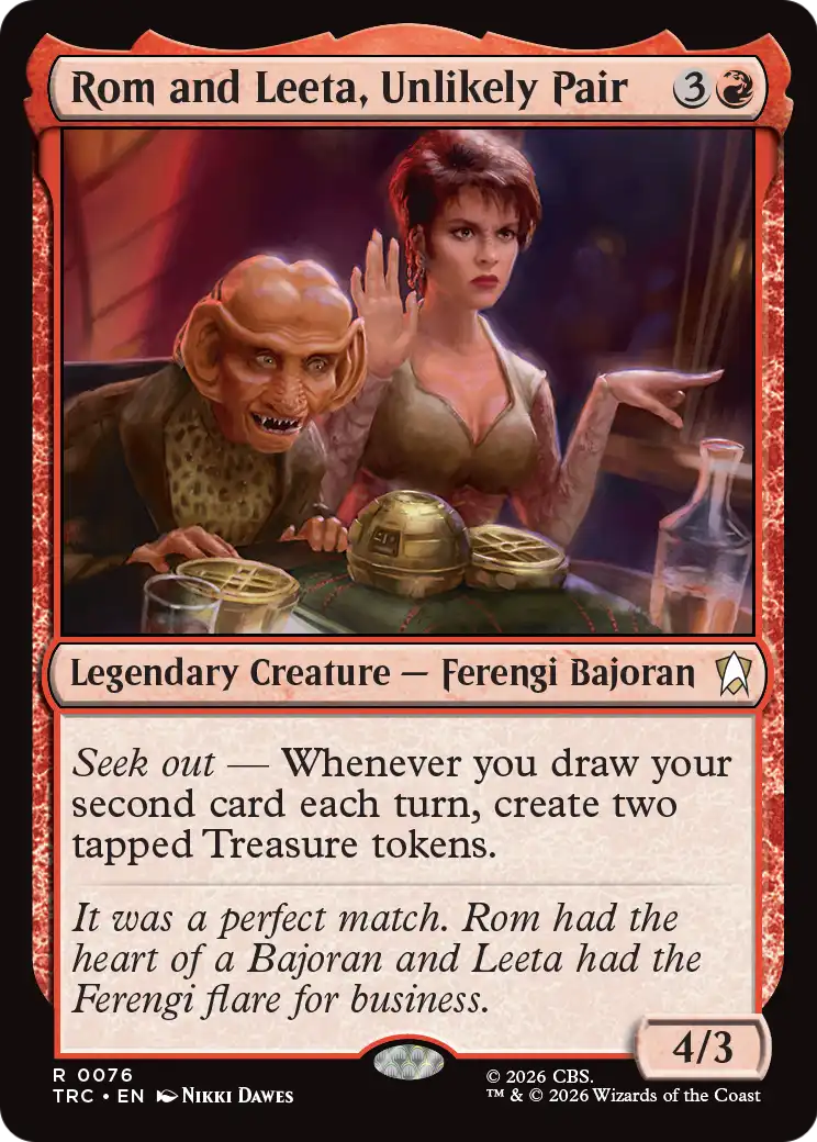 Rom and Leeta, Unlikely Pair (Surge Foil) [Star Trek Commander] | Total Play