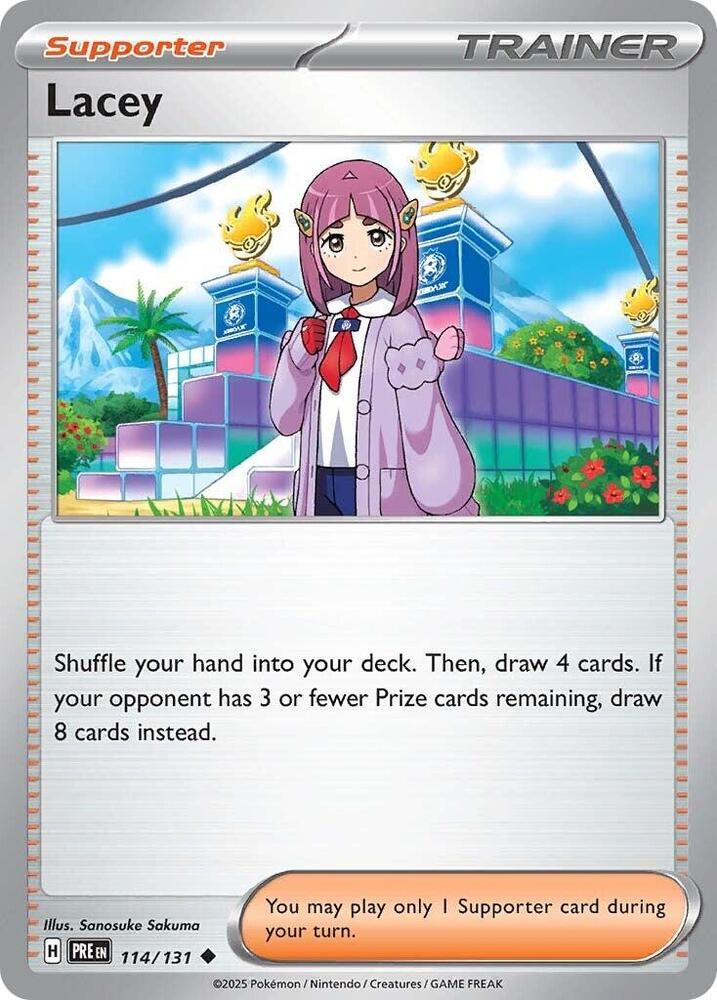 Lacey (114/131) [Scarlet & Violet: Prismatic Evolutions] | Total Play