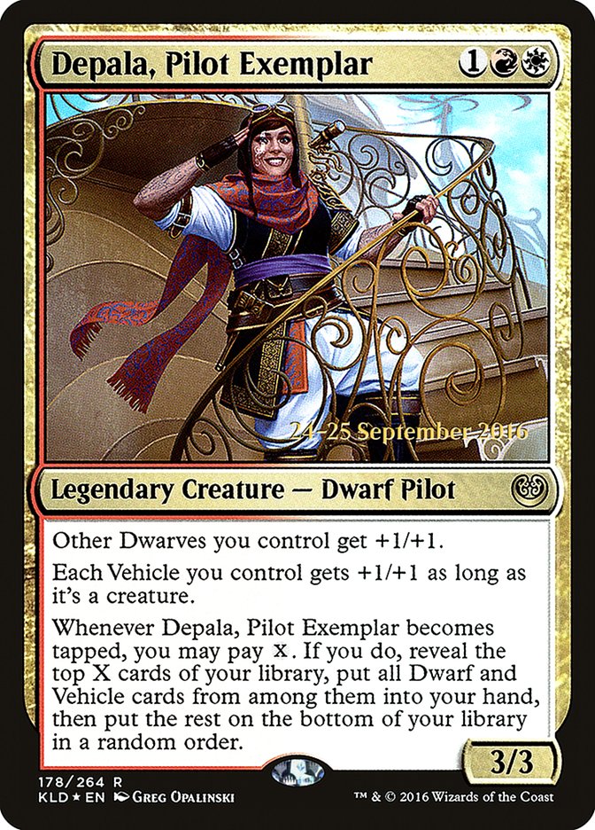 Depala, Pilot Exemplar [Kaladesh Prerelease Promos] | Total Play
