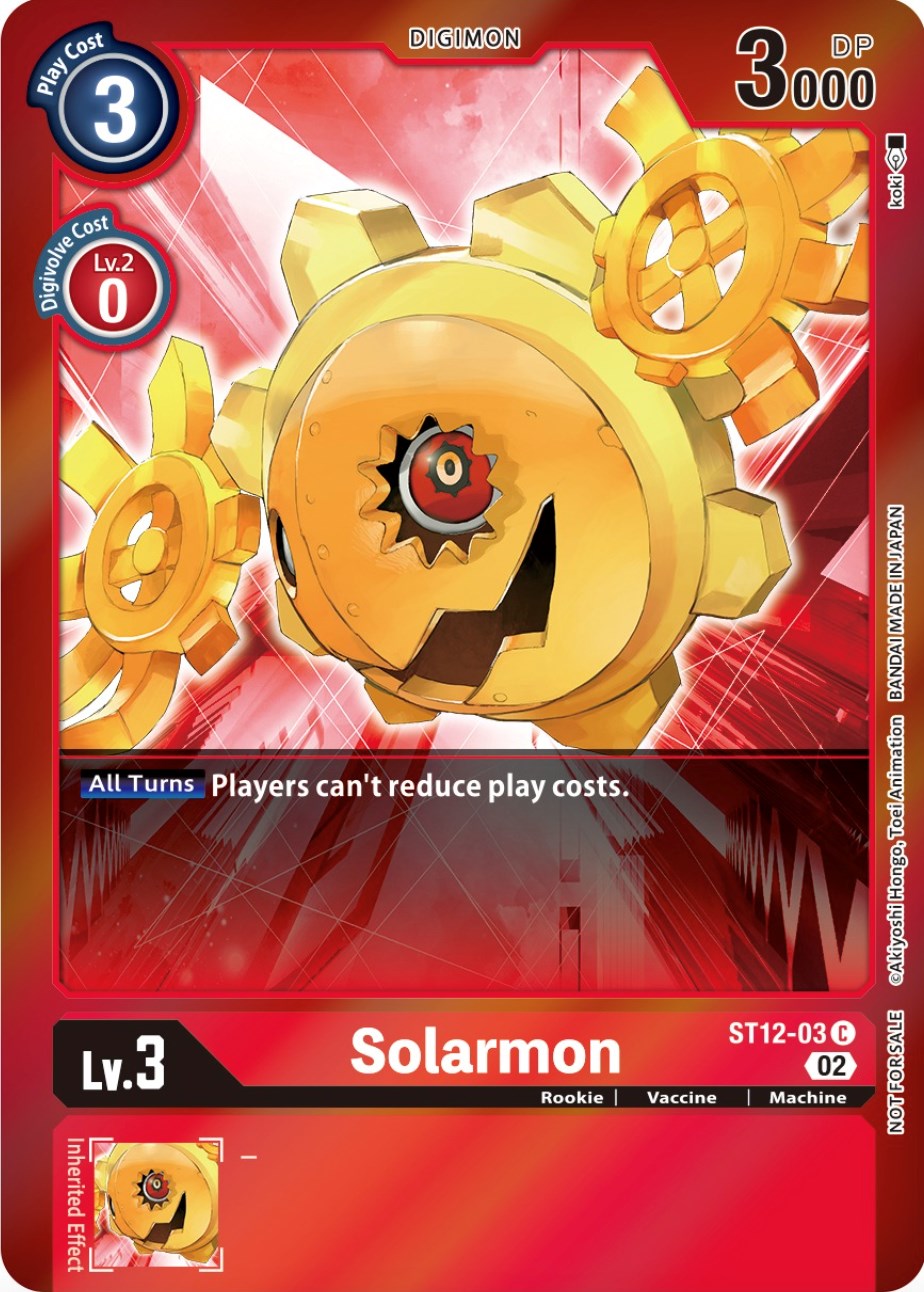 Solarmon [ST12-03] (Event Pack 4) [Starter Deck: Jesmon Promos] | Total Play