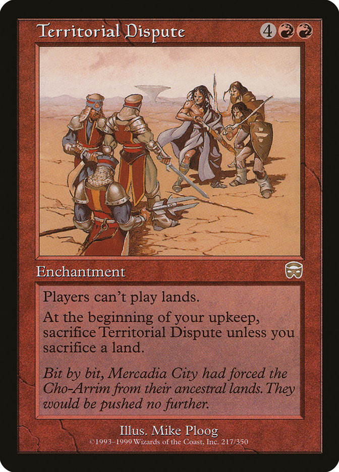 Territorial Dispute [Mercadian Masques] | Total Play