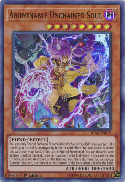 Abominable Unchained Soul [IGAS-EN019] Super Rare | Total Play