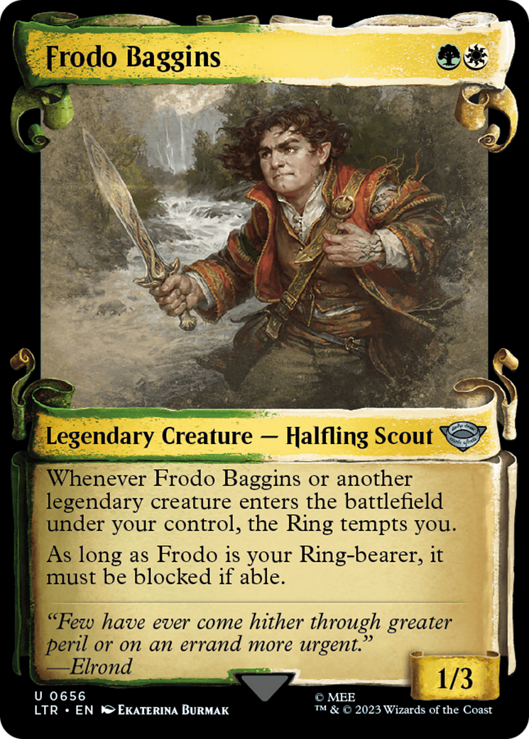 Frodo Baggins [The Lord of the Rings: Tales of Middle-Earth Showcase Scrolls] | Total Play