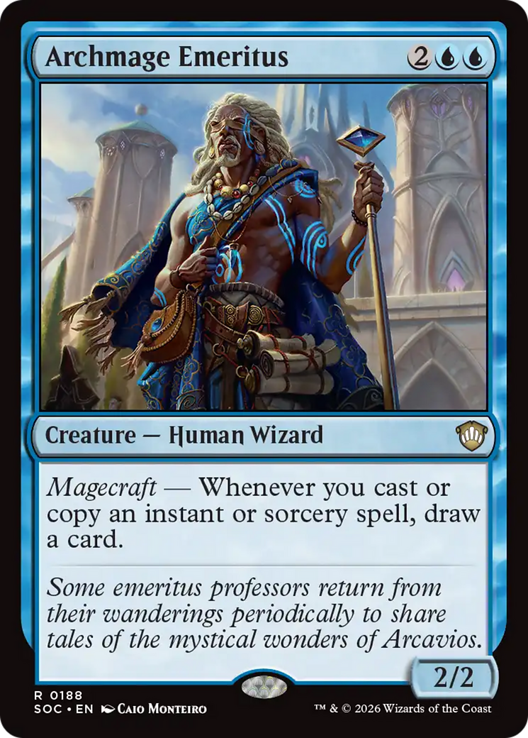 Archmage Emeritus [Secrets of Strixhaven Commander] | Total Play