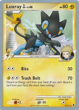 Luxray GL LV.48 (9/111) (Crowned Tiger - Tsubasa Nakamura) [World Championships 2009] | Total Play