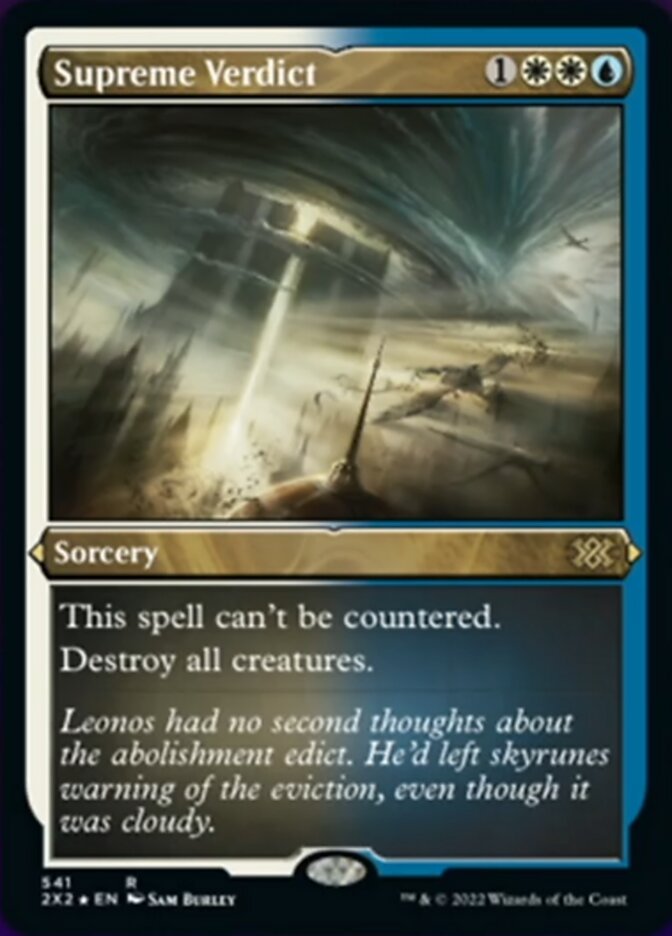 Supreme Verdict (Foil Etched) [Double Masters 2022] | Total Play