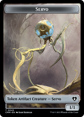 Servo // Elephant Double-Sided Token [Commander Masters Tokens] | Total Play
