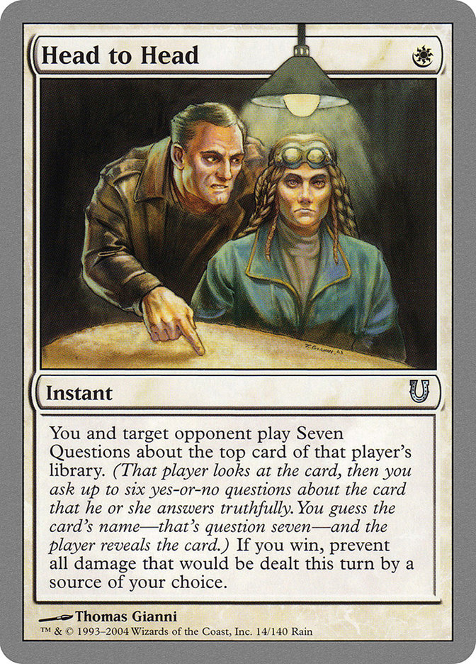 Head to Head [Unhinged] | Total Play