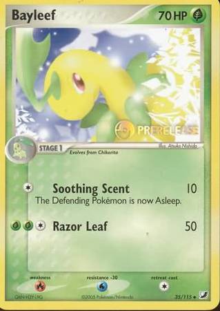 Bayleef (35/115) (Prerelease Promo) [Nintendo: Black Star Promos] | Total Play