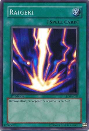 Raigeki [LOB-A053] Super Rare | Total Play