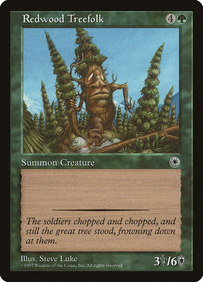 Redwood Treefolk [Portal] | Total Play
