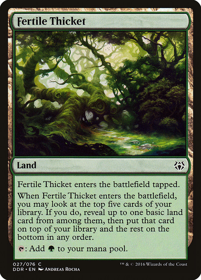Fertile Thicket [Duel Decks: Nissa vs. Ob Nixilis] | Total Play