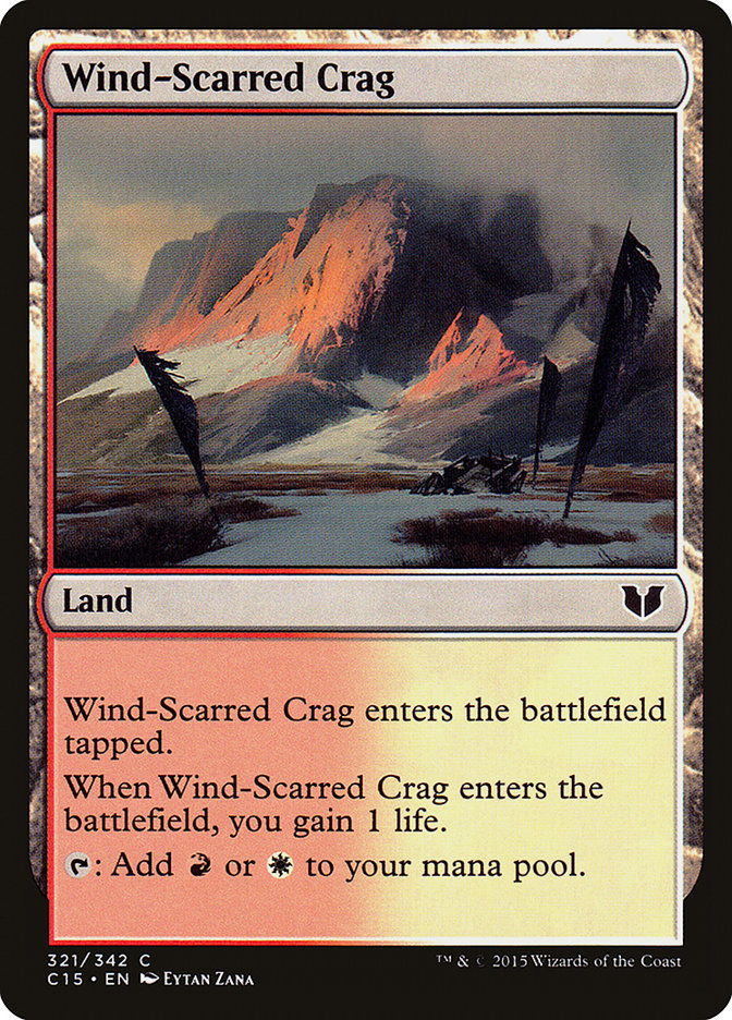 Wind-Scarred Crag [Commander 2015] | Total Play