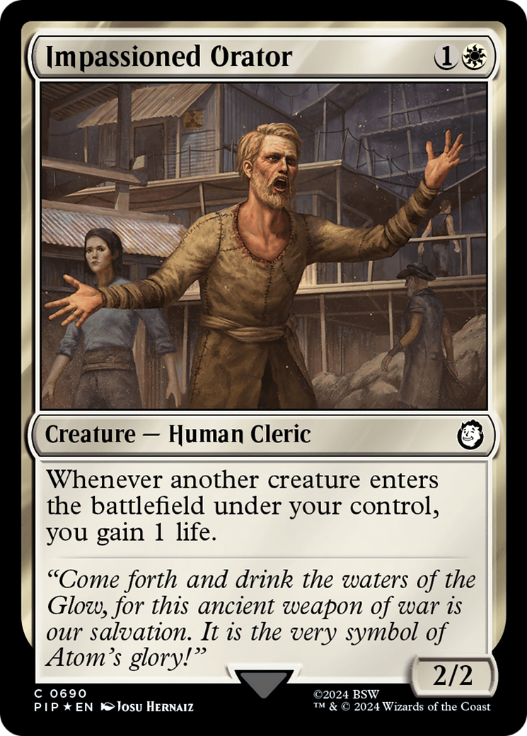 Impassioned Orator (Surge Foil) [Fallout] | Total Play