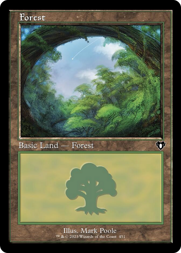 Forest (451) (Retro) [Commander Masters] | Total Play