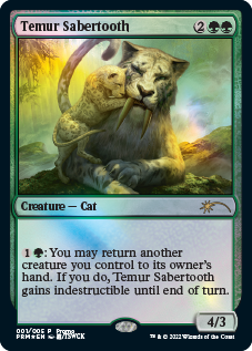 Temur Sabertooth [Year of the Tiger 2022] | Total Play